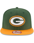 New Era - Men 950 Snapback Hat Green Bay Packers Two Tone Team Cap Green Gold