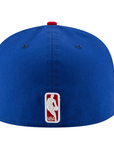 New Era Men's Philadelpia 76ers 59Fifty Royal/Red Fitted Hat