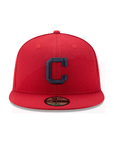 New Era MLB Cleverland and Indians ALTERNATIVE Fitted Hat - Red