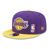 NEW ERA - LA Lakers NBA Black Letter Arch Purple 9FIFTY Snapback Cap - PURPLE/YELLOW/GREEN