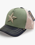 GOLD STAR - STAR  LOGO - GREEN/BLACK