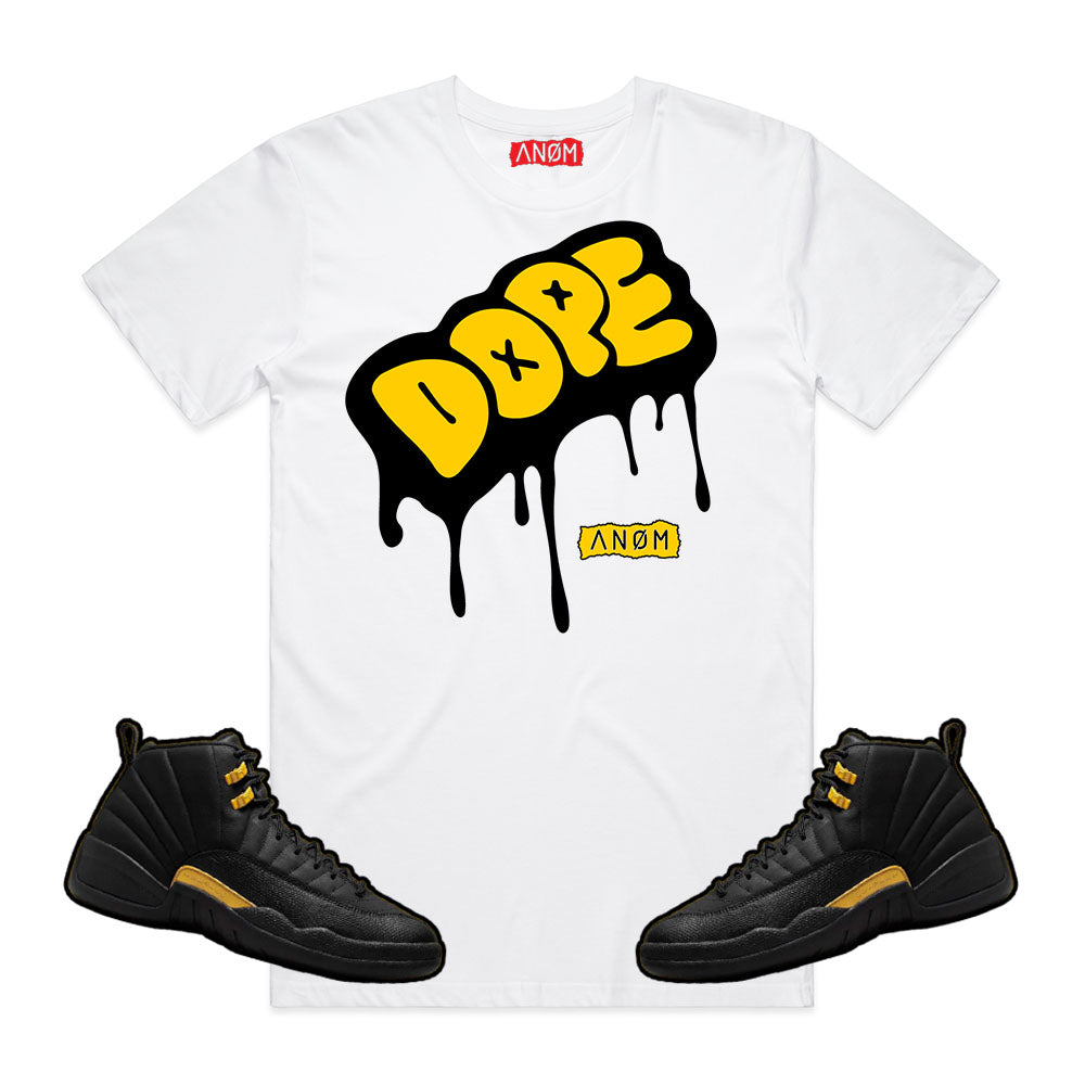 DOPE TEE-J12 BLK TAXI TIE BACK