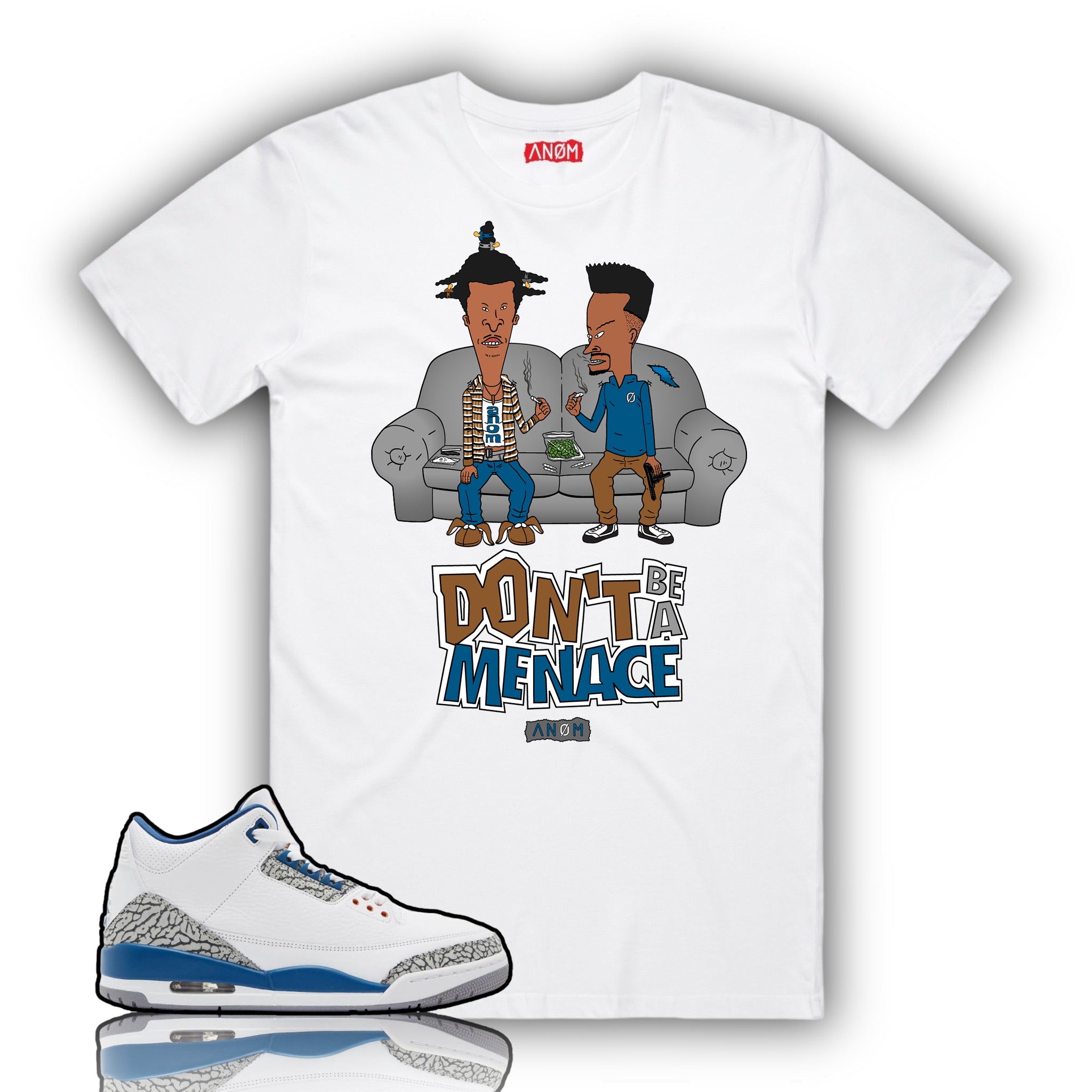 DON’T BE A MENACE TEE-J3 WIZARDS TIE/BCK