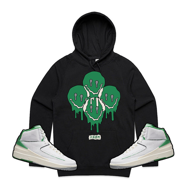 ALL SMILES HOODIE-J2 LUCKY GREEN TIE BACK