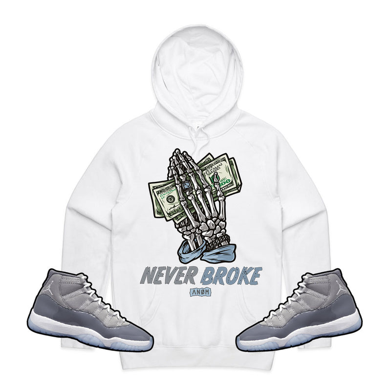 NEVER BROKE HOODIE-J11 TIE BACK