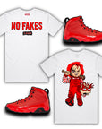 CHUCKY NO FAKES TEE-J9 CHILE RED TIE/BCK