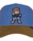 TRUCKER HAT TEDDY BEAR -BLK