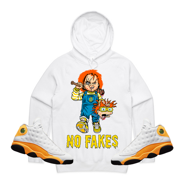 CHUCKY NO FAKES HOODIE-J13 DEL SOL TIE BACK