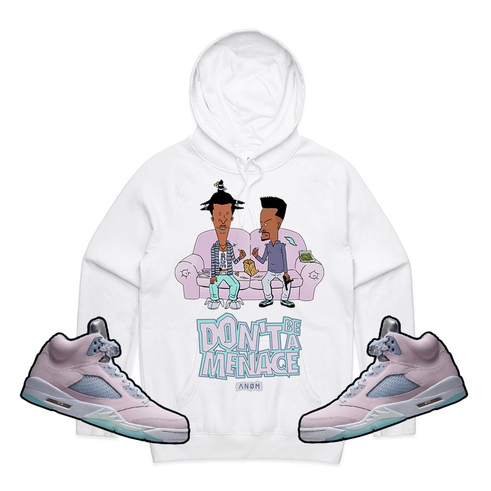 DON’T BE A MENACE HOODIE-J5 EASTER TIE BACK