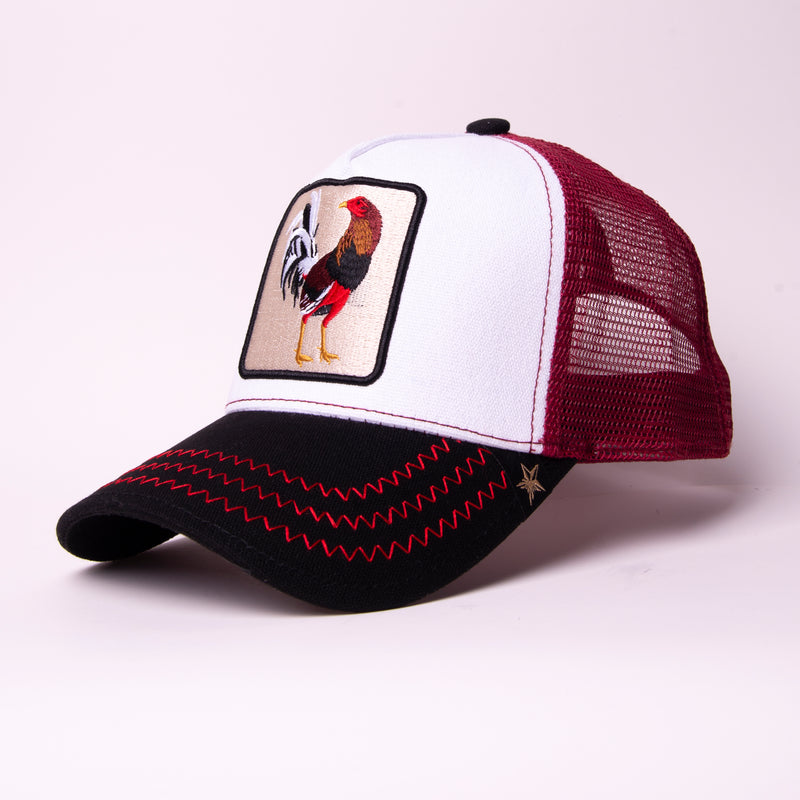 GOLD STAR- ROOSTER TRUCKER HAT