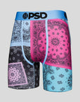PSD - MEN'S Pop Art Patchwork Bandanas Boxer Briefs
