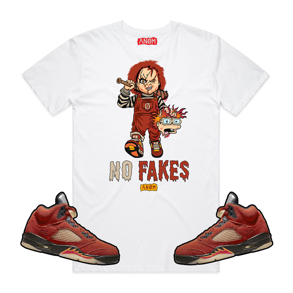 CHUCKY NO FAKES TEE-J5 MARS FOR HER TIE BACK