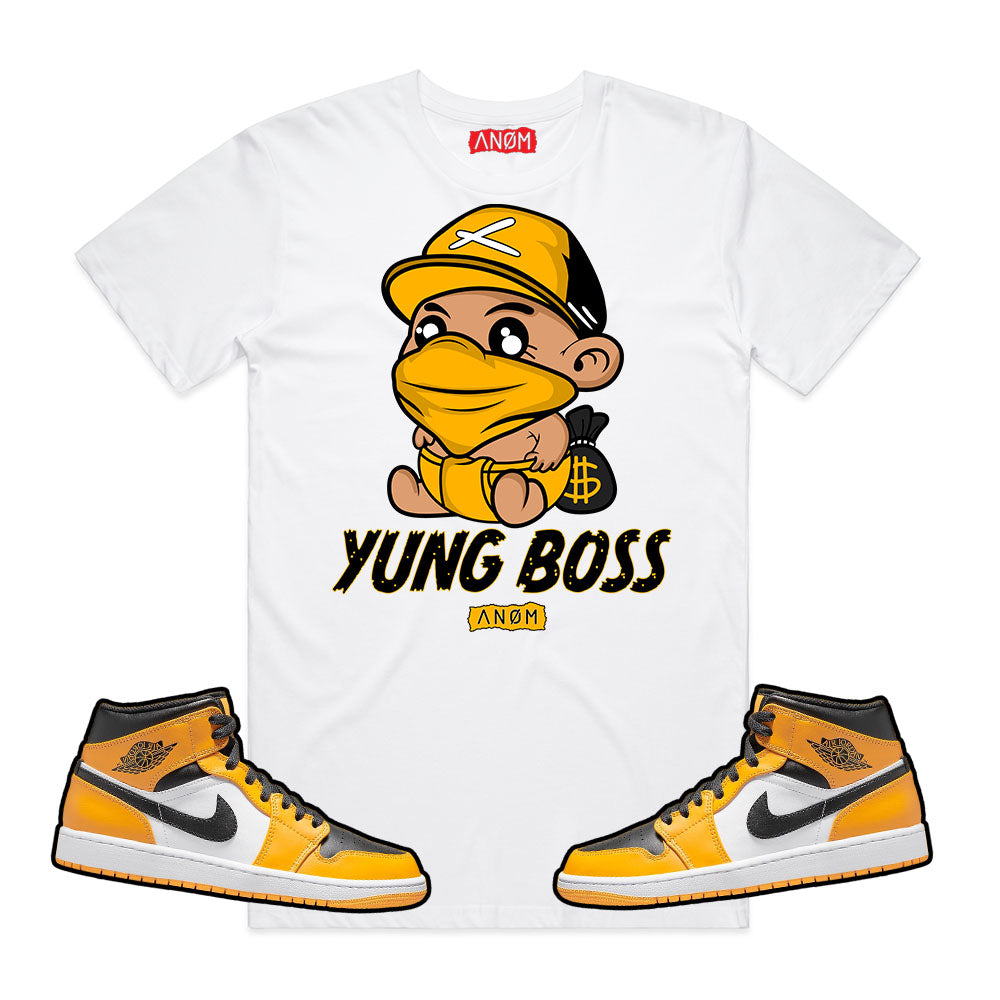 YUNG BOSS TEE-J1 MID TAXI TIE BACK