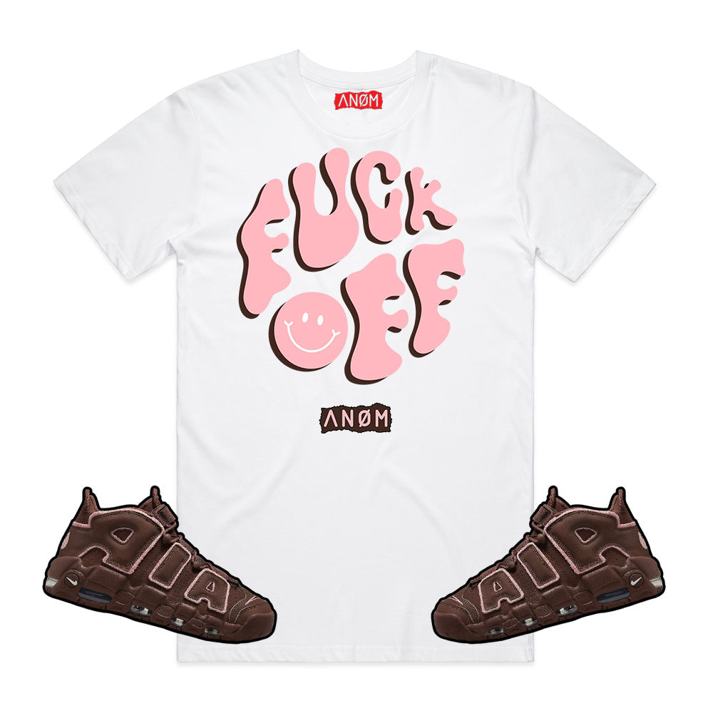 FUCK OFF TEE-AIR UPTEMPO VALENTINES TIE BACK