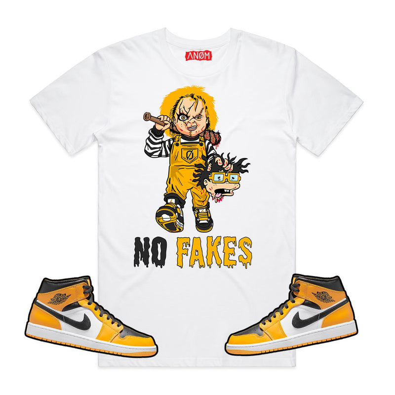CHUCKY NO FAKES TEE-J1 MID TAXI TIE BACK