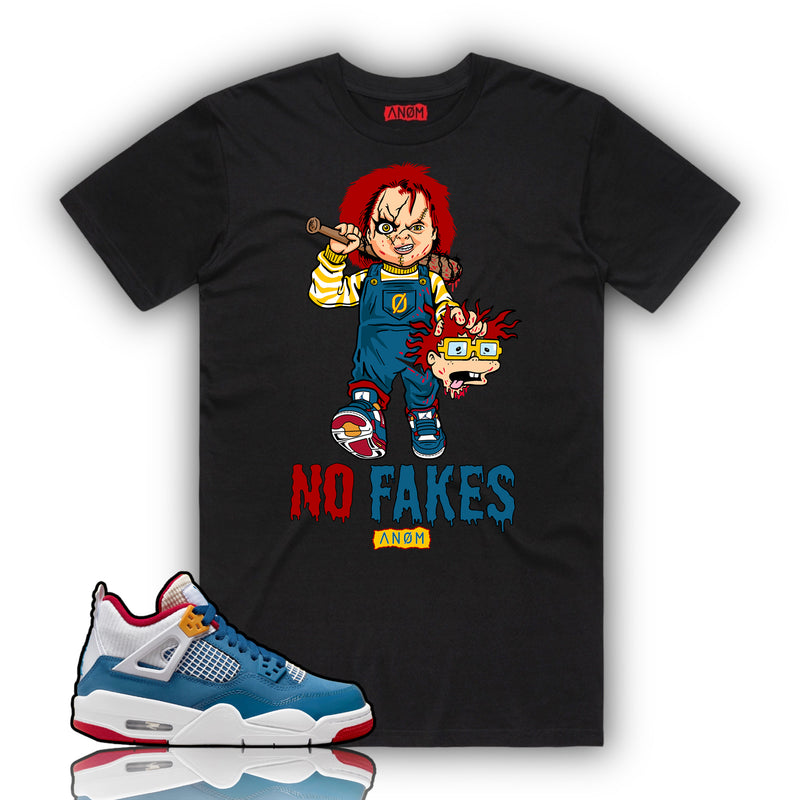 CHUCKY NO FAKES TEE-J4 MESSY ROOM TIE BACK