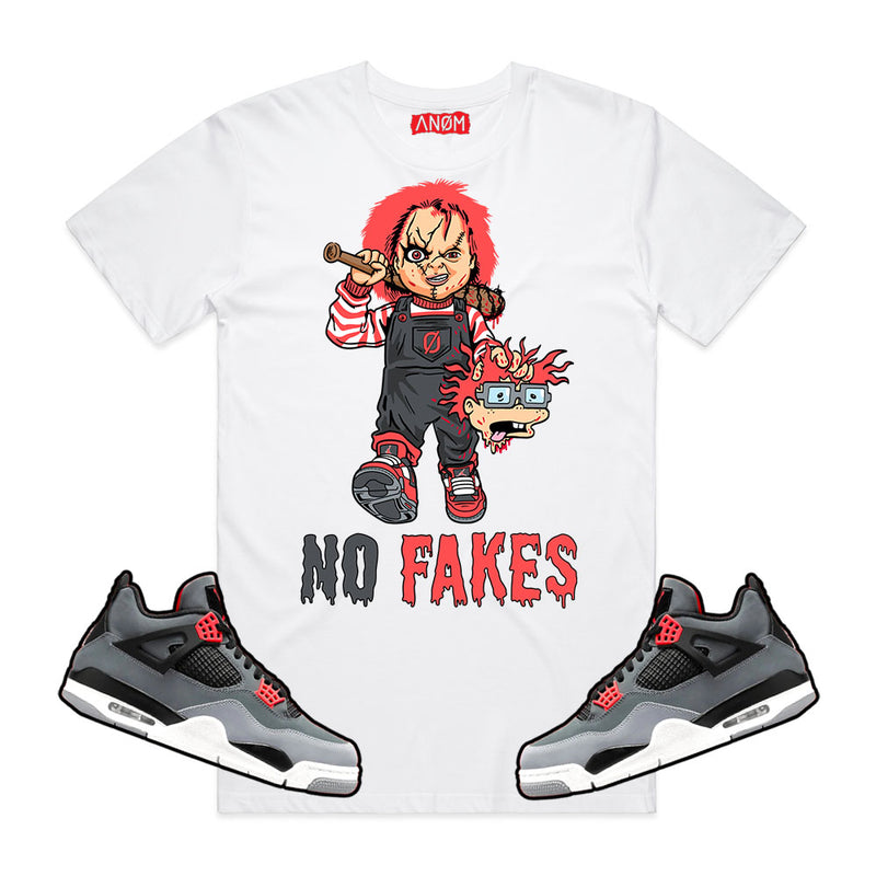 CHUCKY NO FAKES TEE-J4 INFRARED TIE BACK