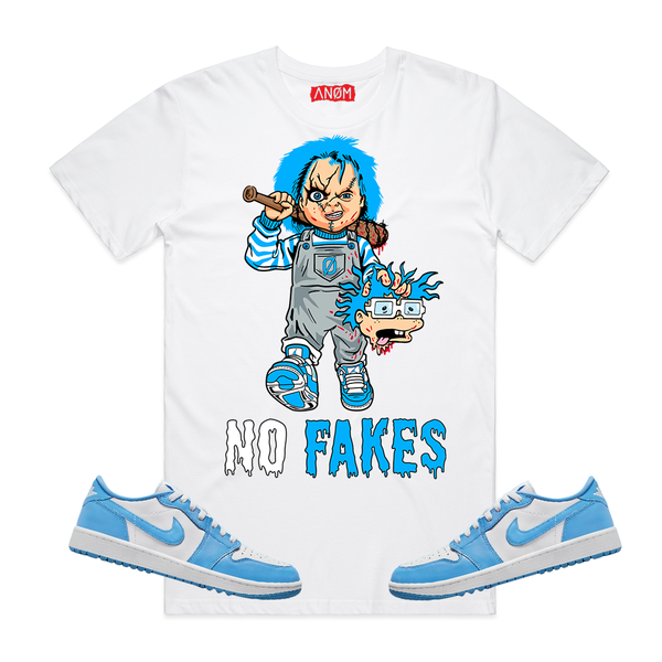 CHUCKY NO FAKES TEE-J1 LOW UNC TIE BACK
