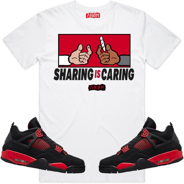 "SHARE TEE" J4 RED THUNDER TIE BACK