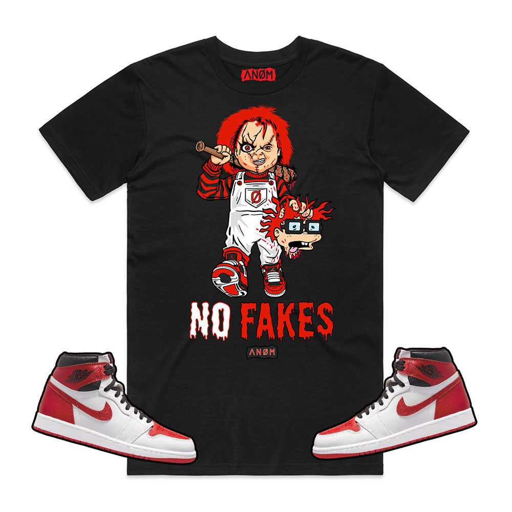 CHUCKY NO FAKES TEE-J1 HERITAGE TIE BACK – iLL iNTENT