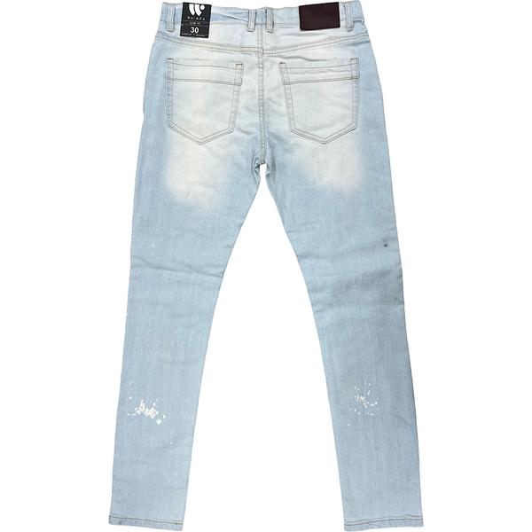MENS WAIMEA LIGHT BLUE STONE WASH JEANS
