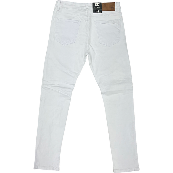 MENS WAIMEA STRIP WHITE JEANS