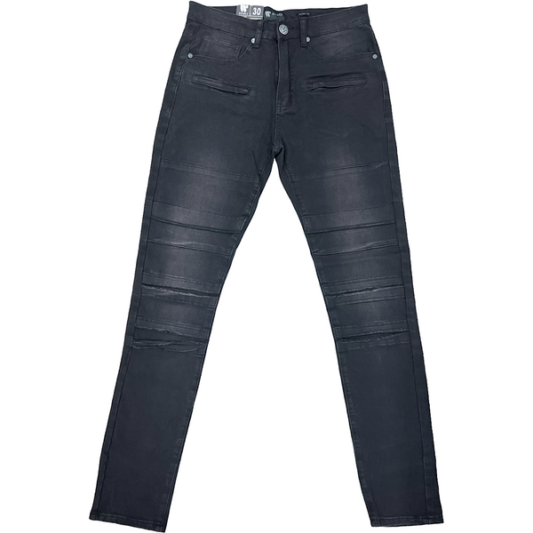 MENS WAIMEA BLACK WASH POCKETS JEANS