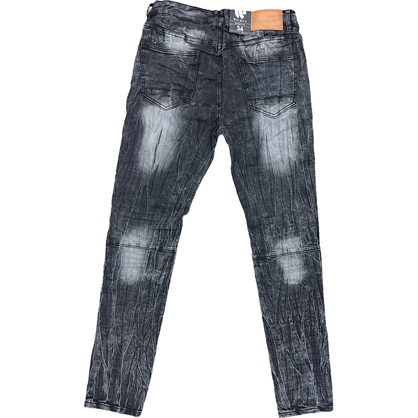 MENS WAIMEA COLD STONE WASH BLACK JEANS