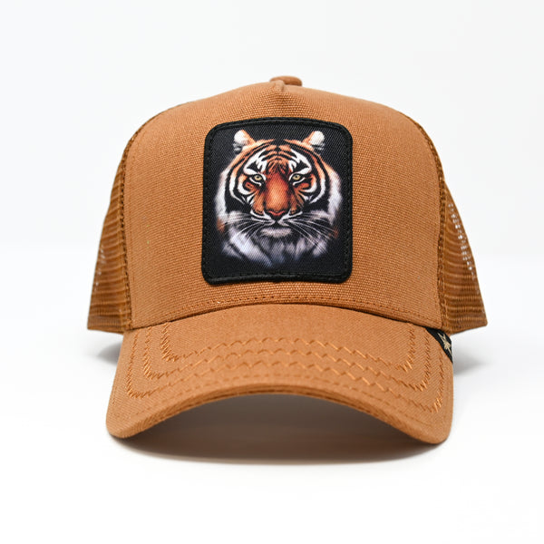 GOLD STAR - TIGER TRUCKER HAT