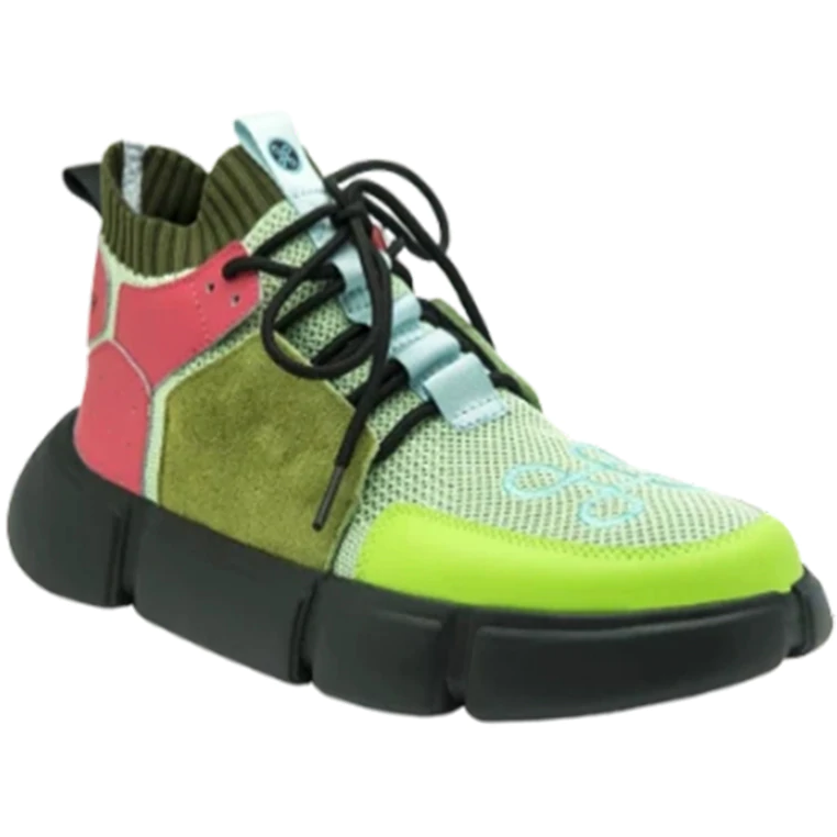 BLOCK SHOE MILITARY MULTICOLOR