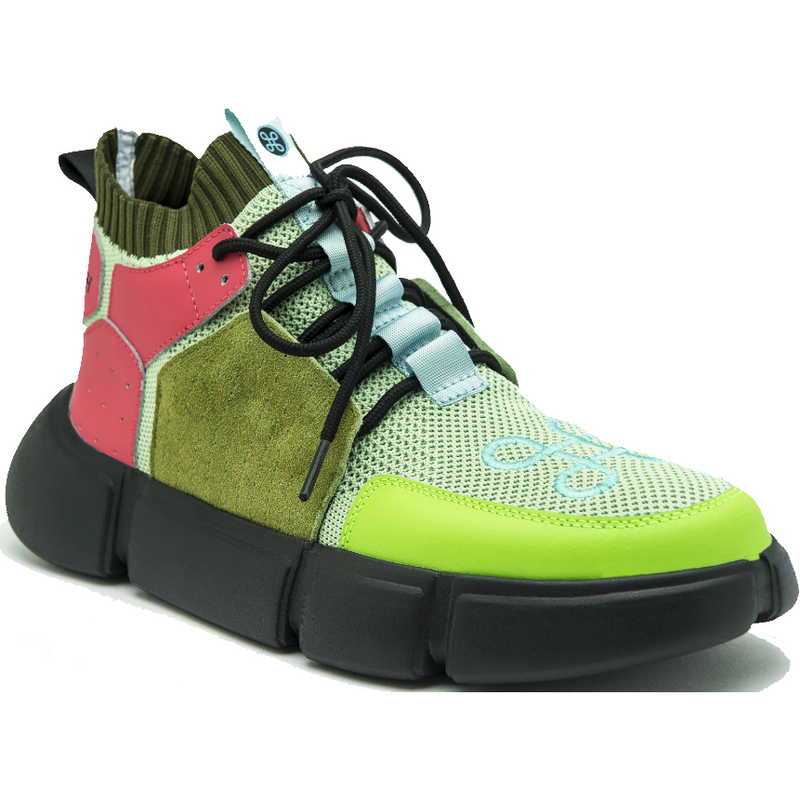 BLOCK SHOE MILITARY MULTICOLOR