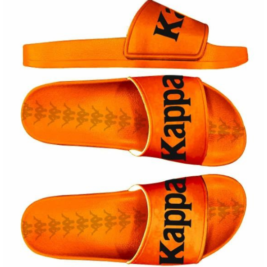 222 BANDANA ADAM 9 SLIDES-ORG/BLK