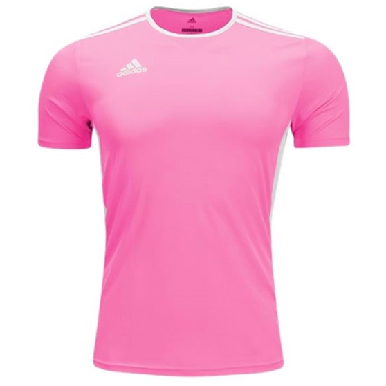 ADIDAS - YOUTH ENTRADA 18 JERSEY - SOLAR PINK/WHITE