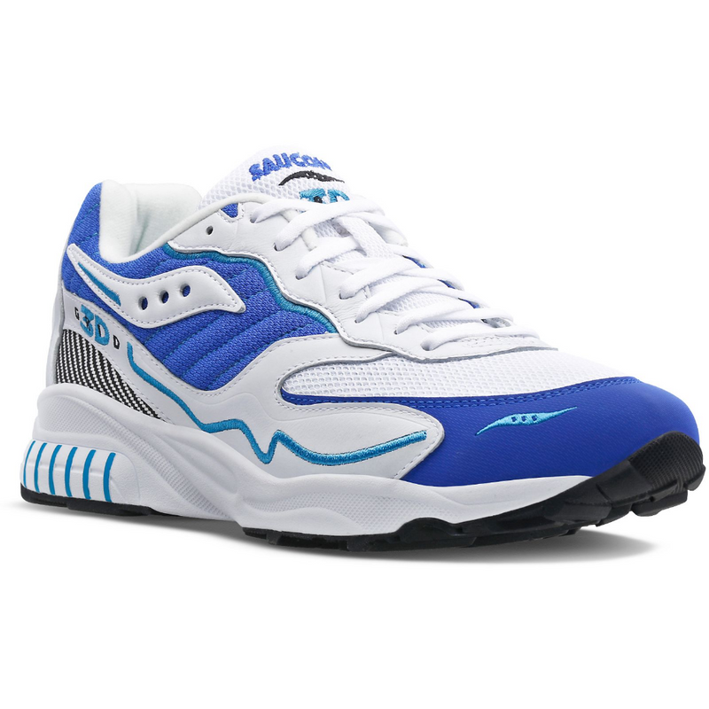 MENS 3D GRID HURRICANE WHT/RYL