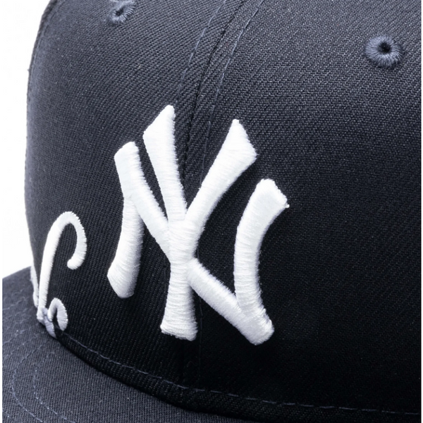 NEW ERA - SIDE SPLIT 59FIFTY FITTED - NEW YORK YANKEES -NAVY/GREEN