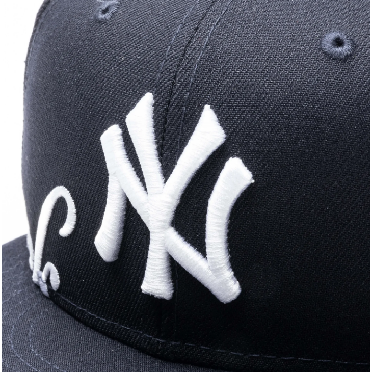 New Era New York Yankees Side Split 59Fifty Men's Fitted Hat Navy