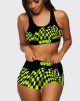 PSD WOMEN'S UNDERWEAR NEON DRIP CHECK BS