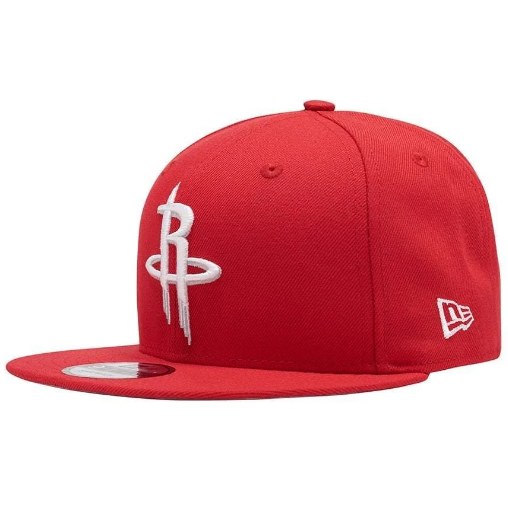 New Era - Houston Rockets NBA On Court Snapback Baseball Cap - Red/Grey