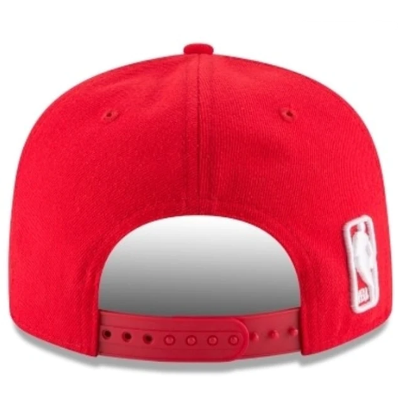 New Era - Houston Rockets NBA On Court Snapback Baseball Cap - Red/Grey