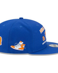 New Era -Men's New York Knicks NBA Finals Icon 9/50 Snapback Hat - Royal Blue