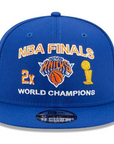 New Era -Men's New York Knicks NBA Finals Icon 9/50 Snapback Hat - Royal Blue