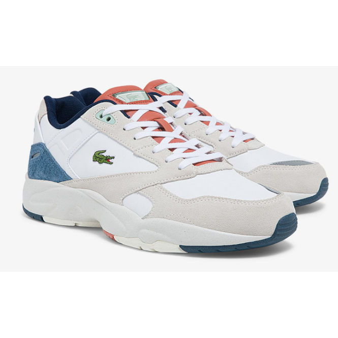 Lacoste Men's Storm 96 Synthetic, Suede and Leather Sneakers