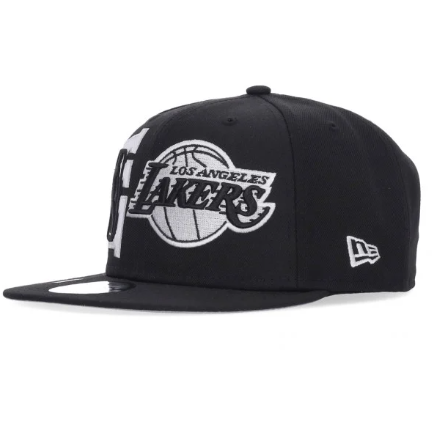 NEW ERA - Men&#39;s flat brim NBA draft 950 CW LOSLAK CAP - BLACK/GREY
