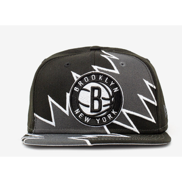 NEW ERA - MEN&#39;S 9Fifty Brooklyn Nets ASG Tear Hat - BLACK/GREY