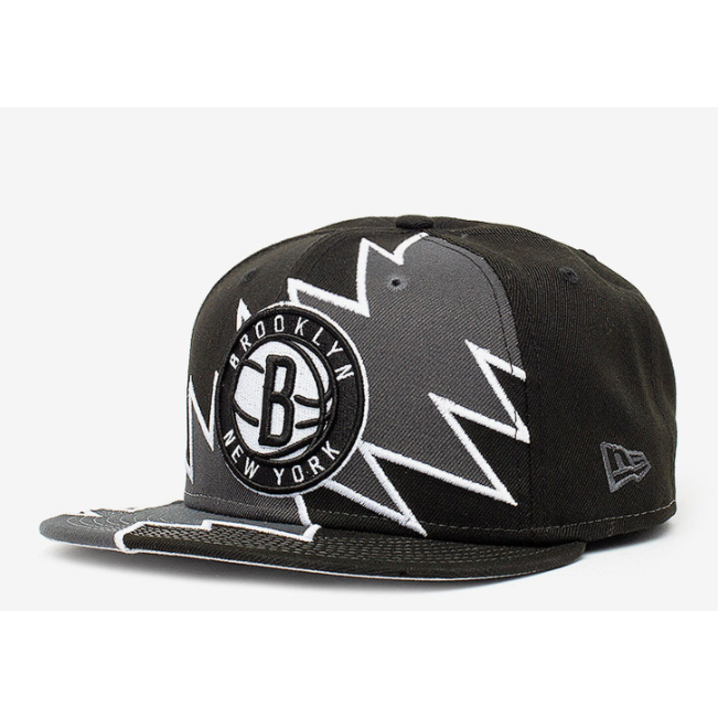 NEW ERA - MEN&#39;S 9Fifty Brooklyn Nets ASG Tear Hat - BLACK/GREY
