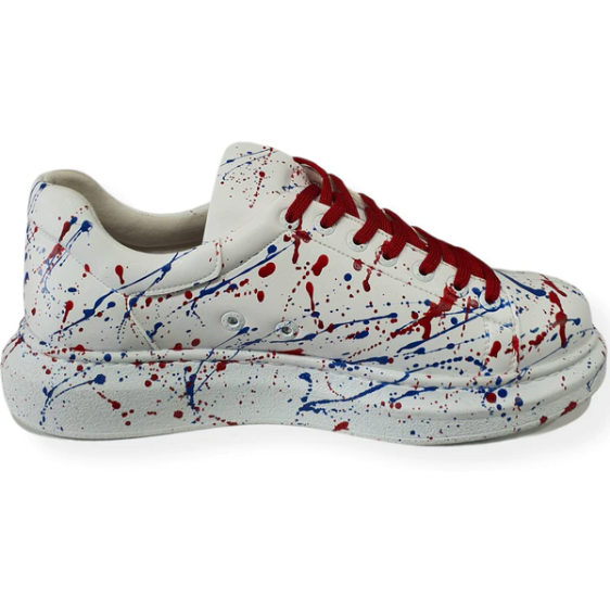 SWAG SPLASH SHOES FOR MEN BLUE RED