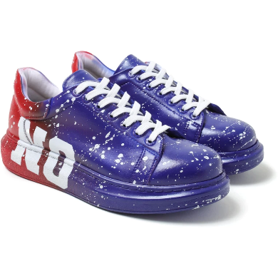SWAGG SPLASH- MEN'S  SHOES BLUE RED