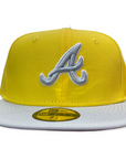 NEW ERA - ATLANTA BRAVES 2TONE COLOR PACK 59FIFTY FITTED - YELLOW/GREY