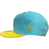NEW ERA ATLANTA BRAVES 2TONE COLOR PACK 59FIFTY FITTED - TEAL/YELLOW
