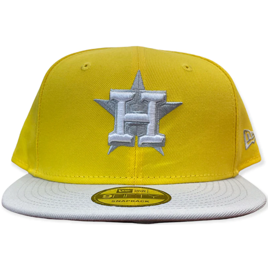 NEW ERA - HOUSTON ASTROS 2TONE COLOR PACK 9FIFTY SNAPBACK - YELLOW/GREY